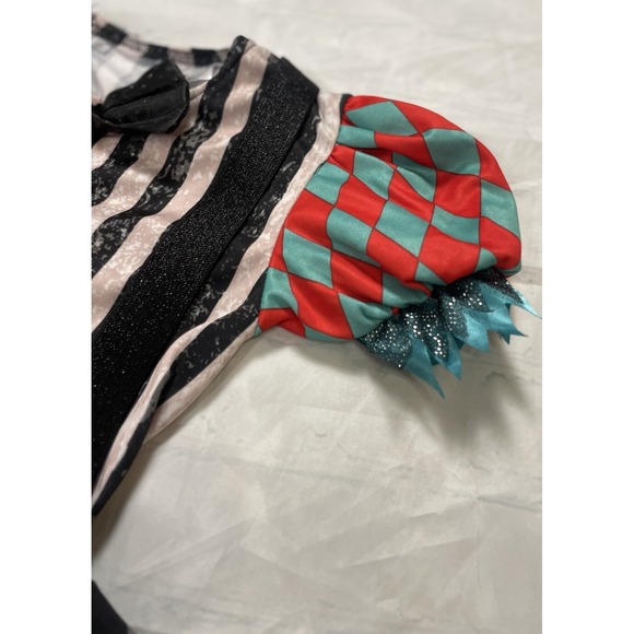 Spirit Halloween Carnival Cuties Toddler Costume 5T-6T Black/Red Queen Clown - Picture 4 of 10